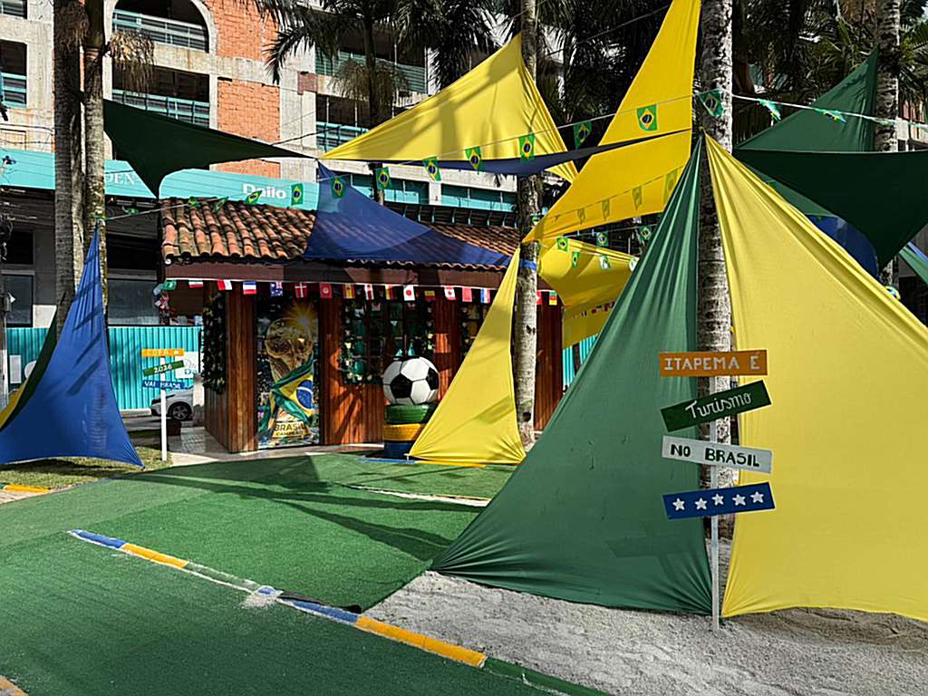 Itapema terá transmissão dos jogos do Brasil na Praça da Paz