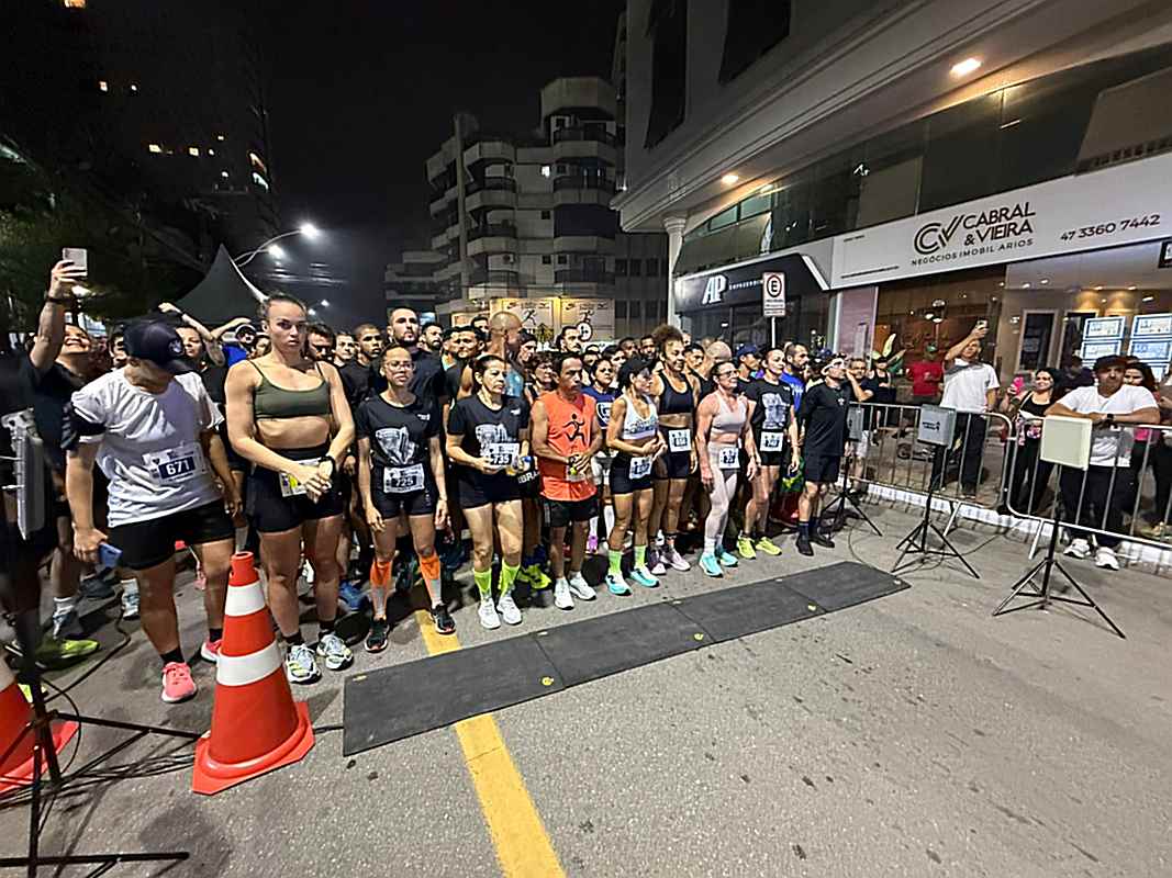 Inscrições para a 3ª Corrida de Rua da Guarda Municipal de Itapema seguem abertas