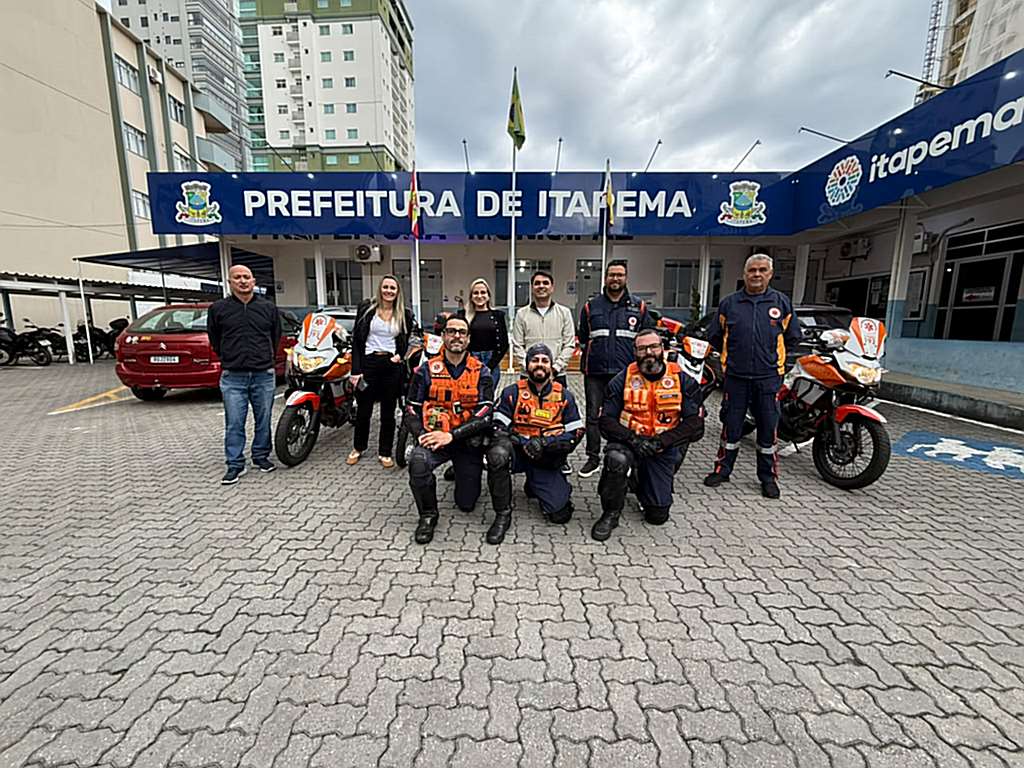 Itapema reforça atendimento de urgência com duas novas motolâncias para o SAMU