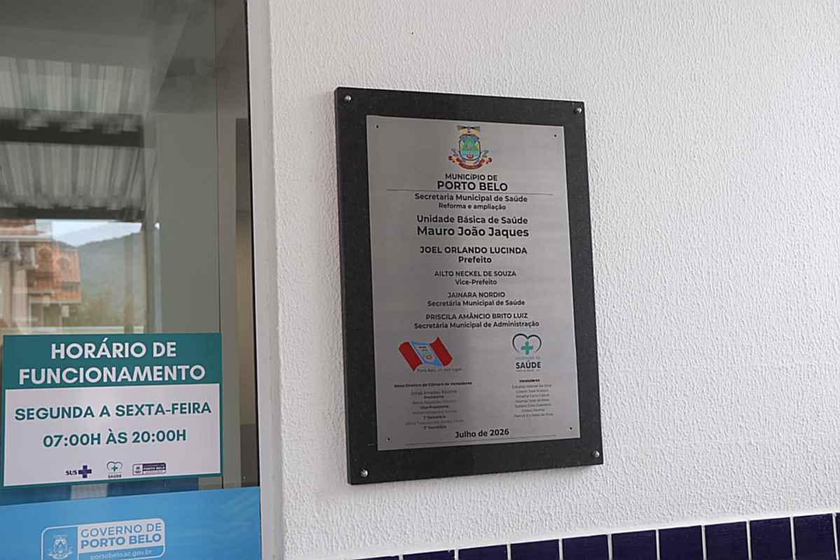 Porto Belo entrega reforma e ampliação da Unidade Básica de Saúde Mauro João Jaques