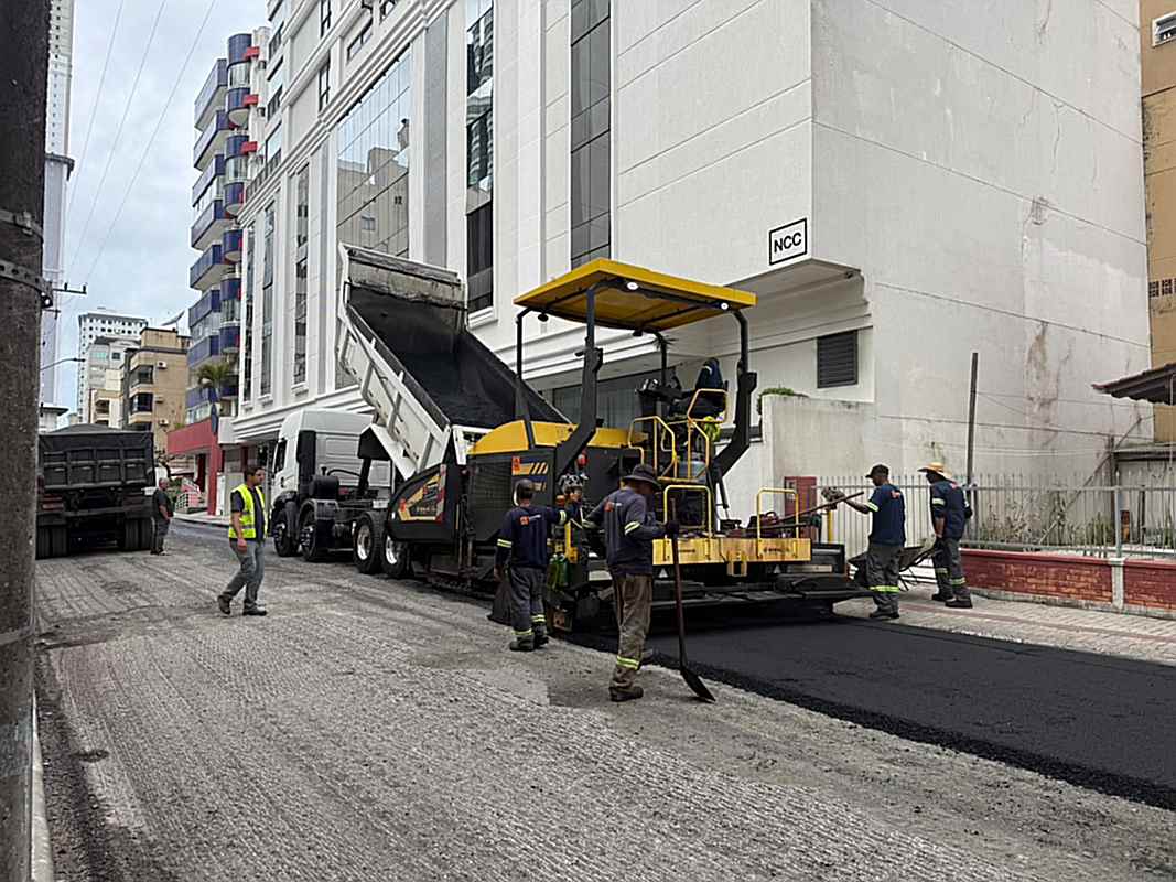 Avança Itapema: Rua 282 entra na etapa de pavimentação