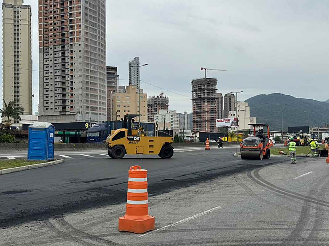 Nova alça de acesso à BR-101 entra na reta final das obras