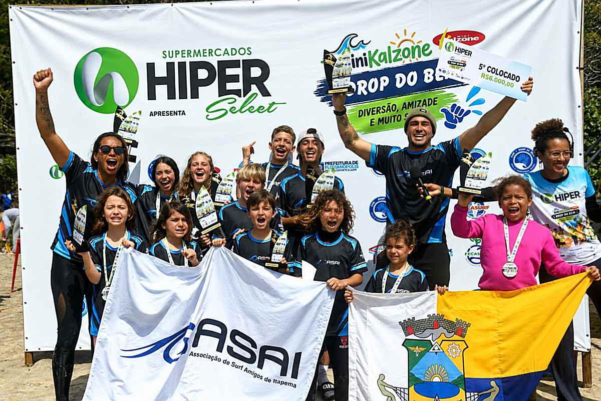 Surf de Itapema conquista 5º lugar no Drop do Bem