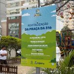 Nova praça da Rua 316 é entregue à comunidade na Meia Praia